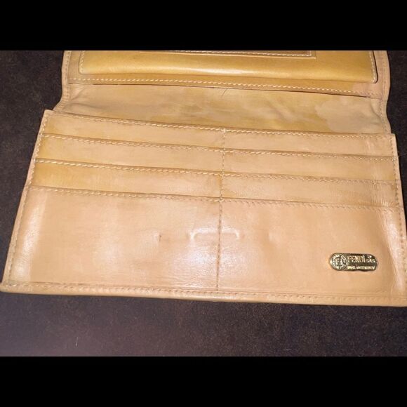AUTHENTIC VINTAGE  FENDI  ZUCCA  FULL SIZE CONTINENTAL WALLET(RARE - Picture 9 of 16